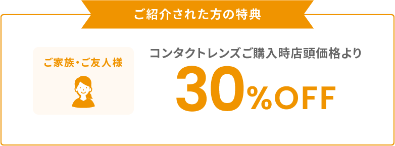 ご紹介された方特典